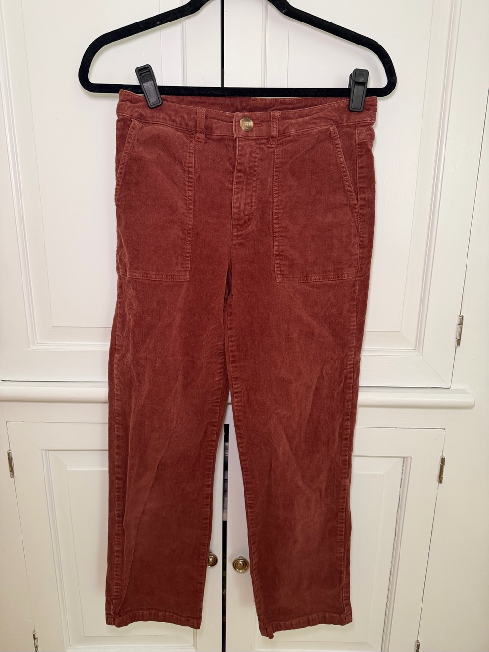 Tribal Rust Corduroy Pants